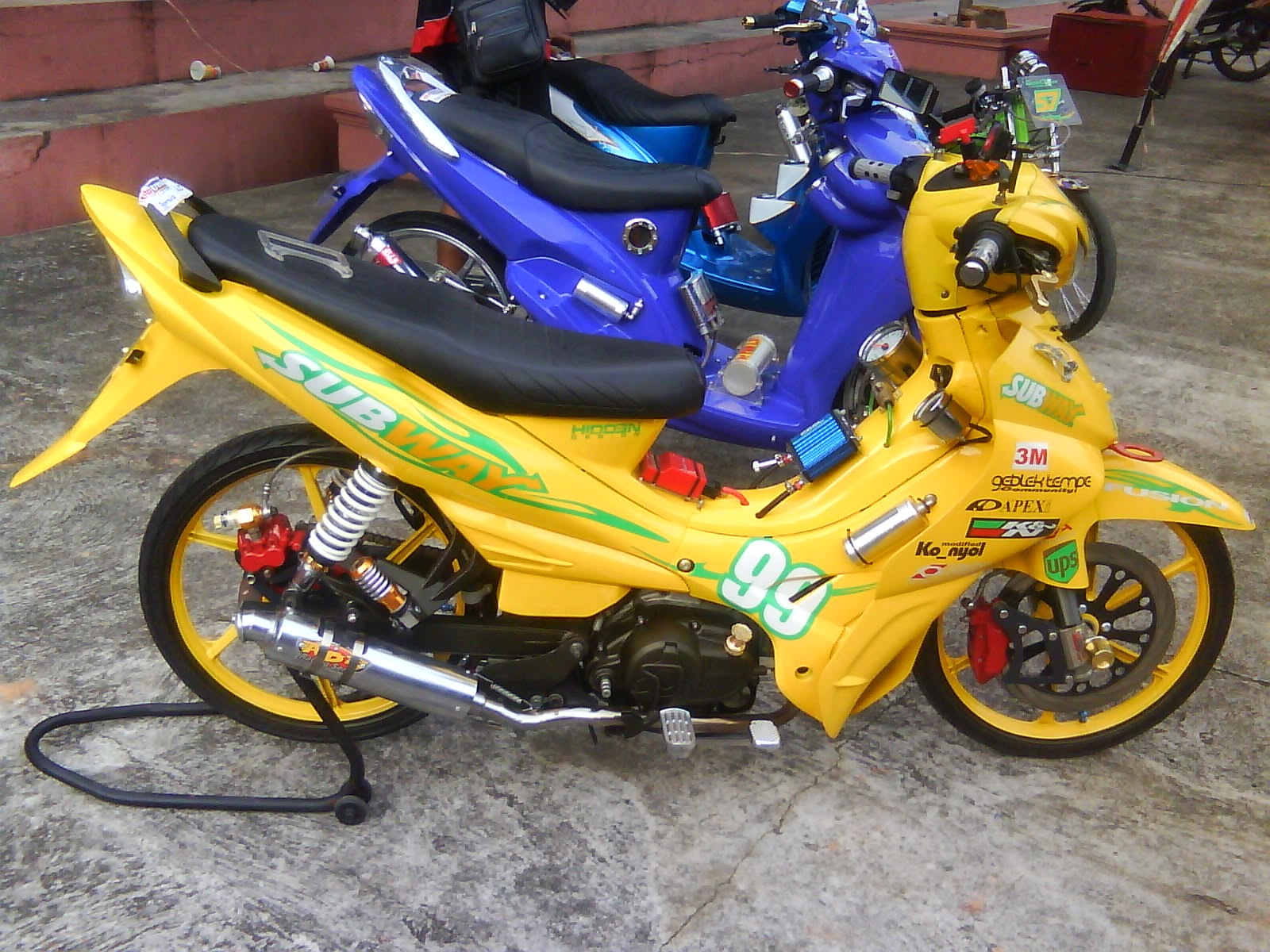 Kumpulan Foto Modifikasi Motor Jupiter Z Keren Terbaru | Modif Motor Mobil